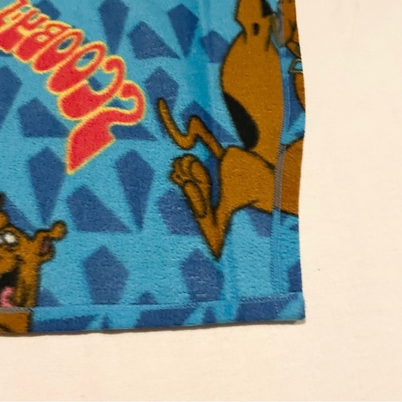Vintage Scooby Doo Blue Fleece Blanket - Picture 11 of 16